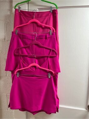 3 Express Editor Pink collection + 1 leggings by Italian designer Twinset.